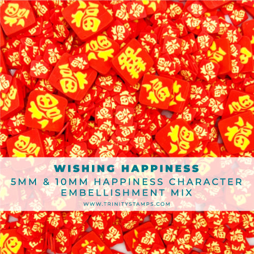*Last Chance* Wishing Happiness Clay Embellishments