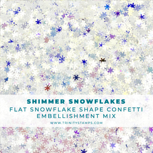 Shimmer Snowflakes Confetti Mix