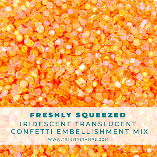 Freshly Squeezed Iridescent Transparent Confetti Mix