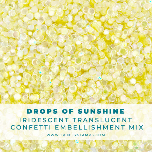 Drops of Sunshine Iridescent Transparent Confetti Mix