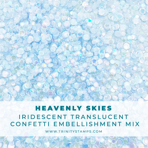 Heavenly Skies Iridescent Transparent Confetti Mix