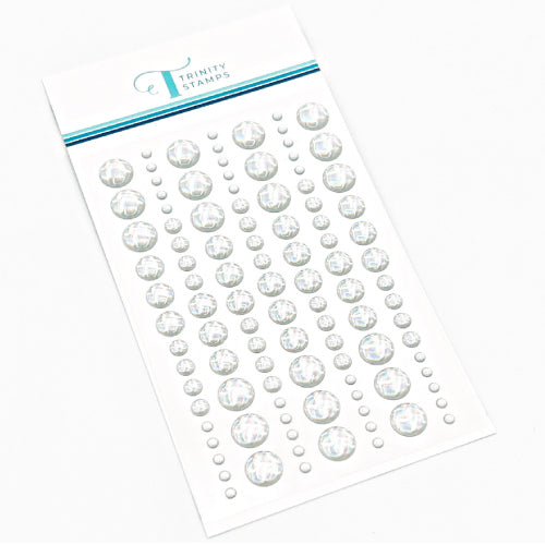 Glossy Holographic Enamel Dots