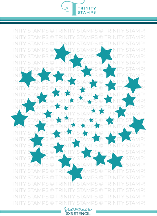 Starstruck - 6x6" Laser Cut Stencil