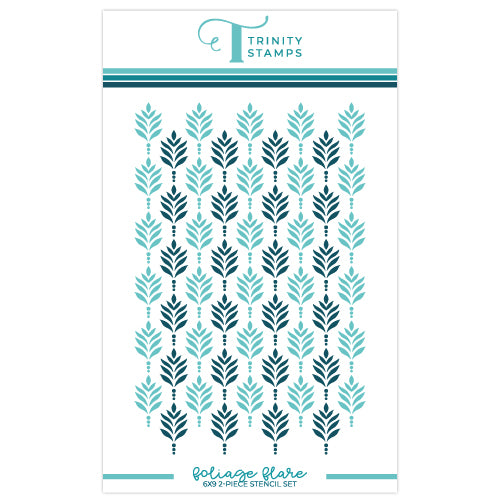 Foliage Flare 6x9 Layering Stencil Set Of 2