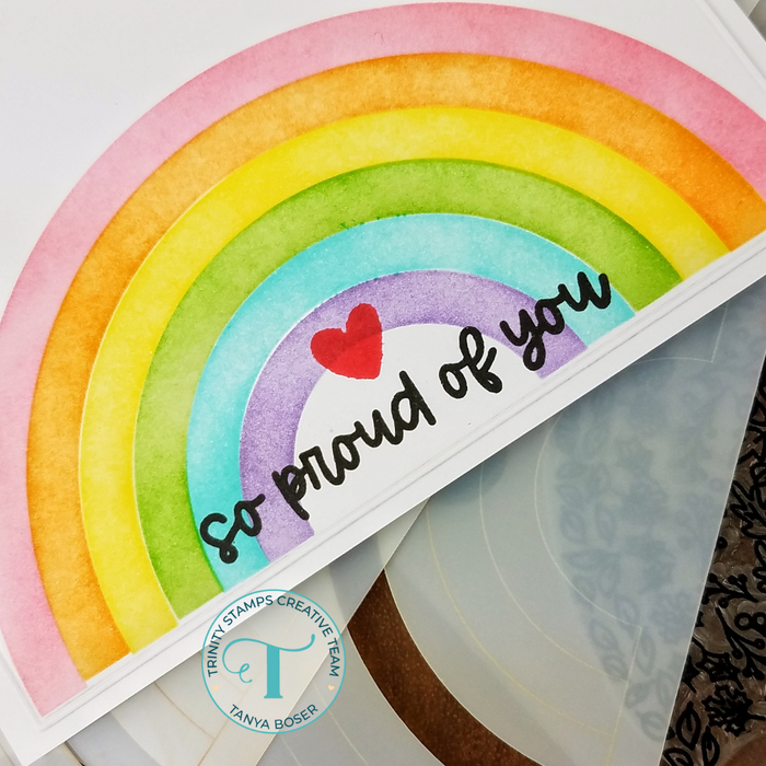 Layered Rainbow - Layering Stencil Set of 2