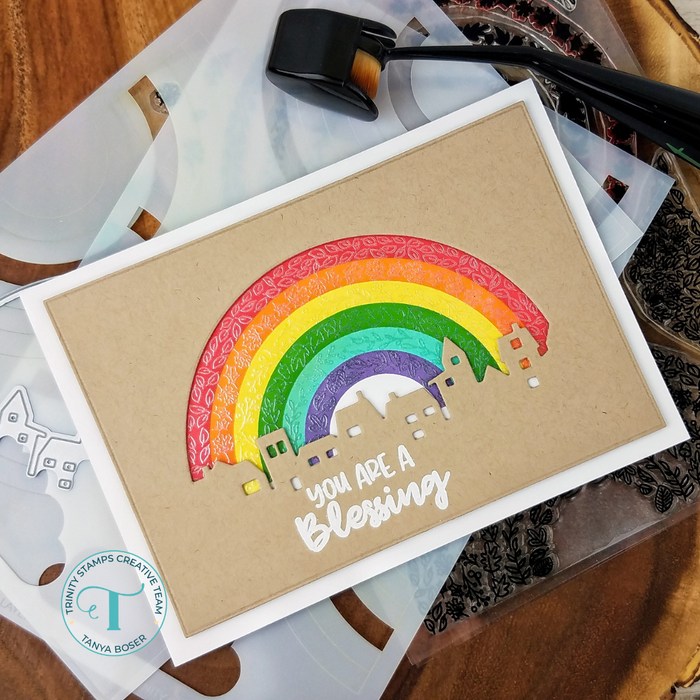 Layered Rainbow - Layering Stencil Set of 2
