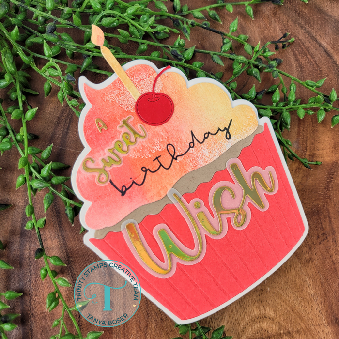Cupcake-Shaped Card Die Set