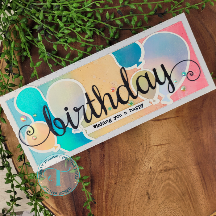 Party Balloons Cut & Foil Die Set