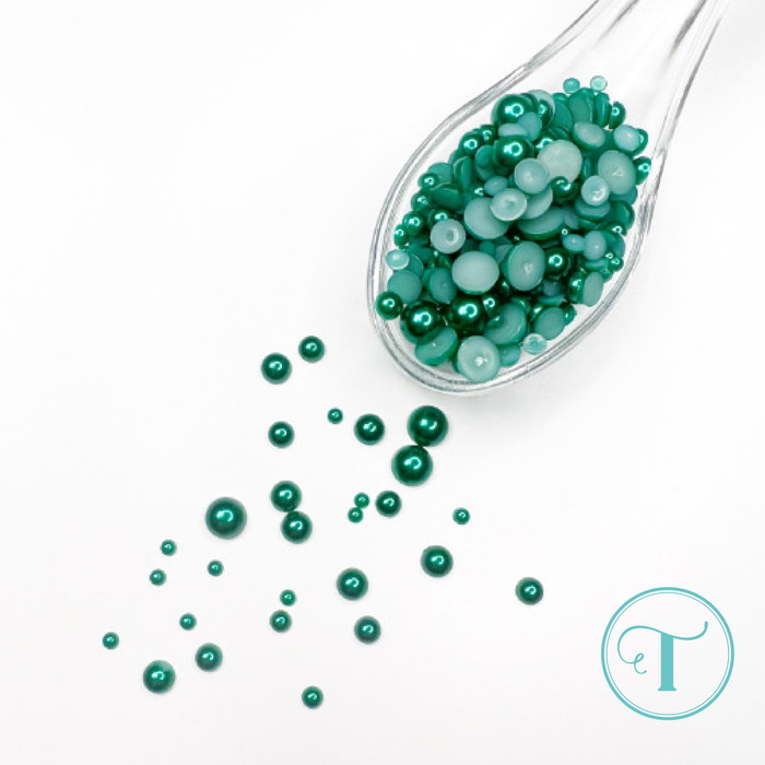 *Last Chance* Teal Temptation Satin Baubles