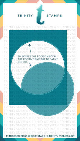 Modern Embossed Edge Circle Stack Die Set
