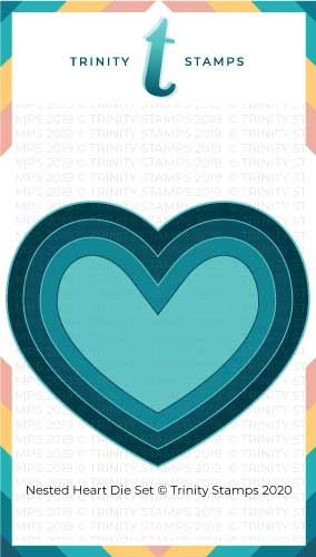 Nested Hearts - 4 Piece Die Set