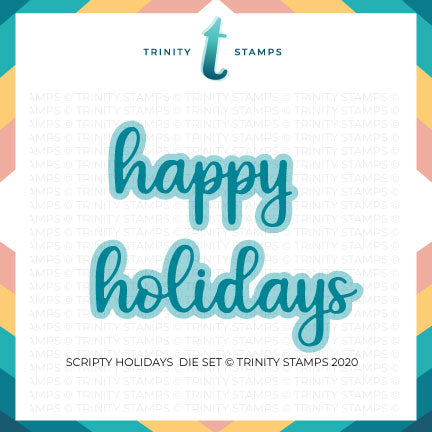 Scripty Holidays Die Set