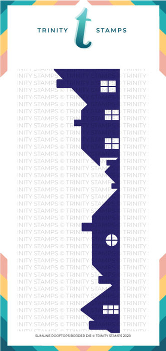Rooftops Border Slimline Die