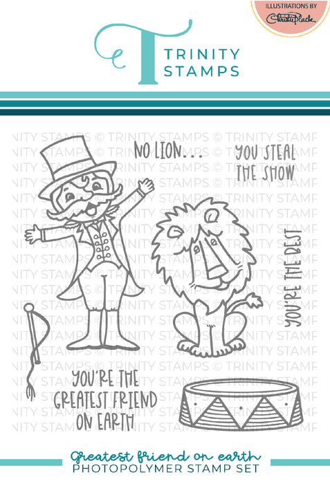 Greatest Friend On Earth 4x4 Stamp Set