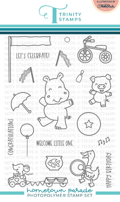 Hometown Parade 4x6 Stamp Set