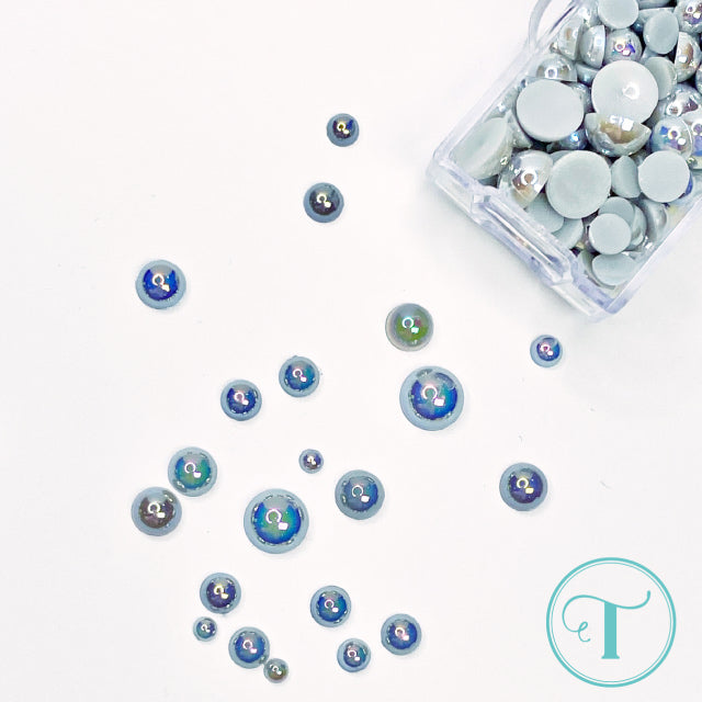 Glitzy Gray Baubles