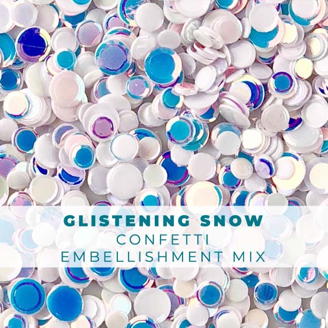 Glistening Snow Confetti