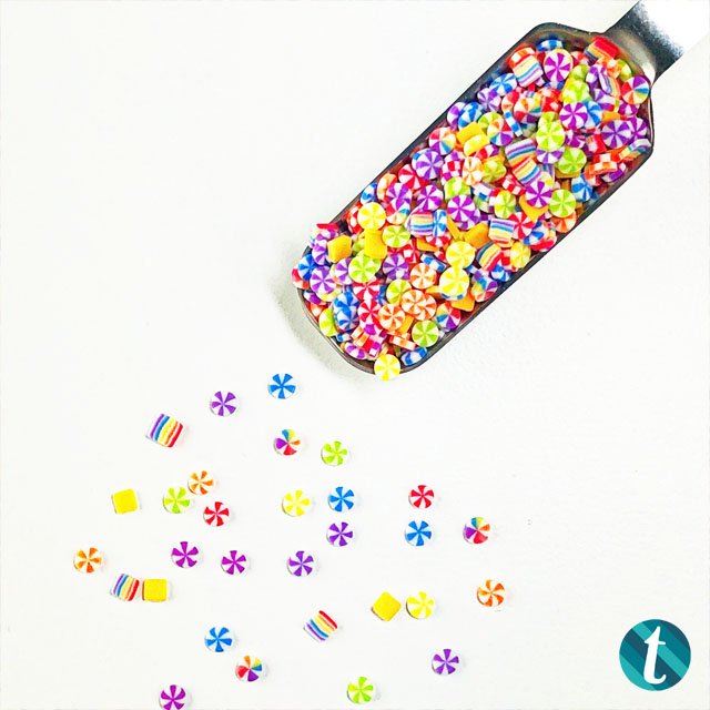 Grandma's Candy Jar Clay Embellishments