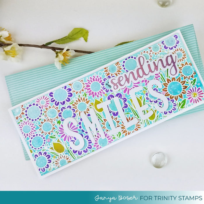 Doodle Garden 4x11 Stamp Set