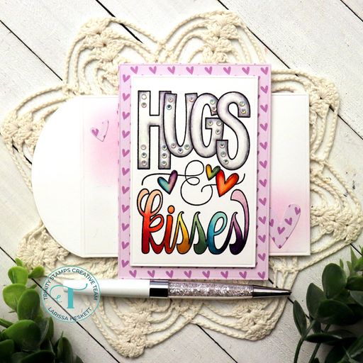Hugs & Kisses 3x4 Stamp Set