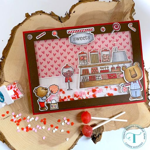 Cozy Bear Sweet Shop 4x8 Stamp Set