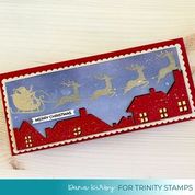 Rooftops Border Slimline Die