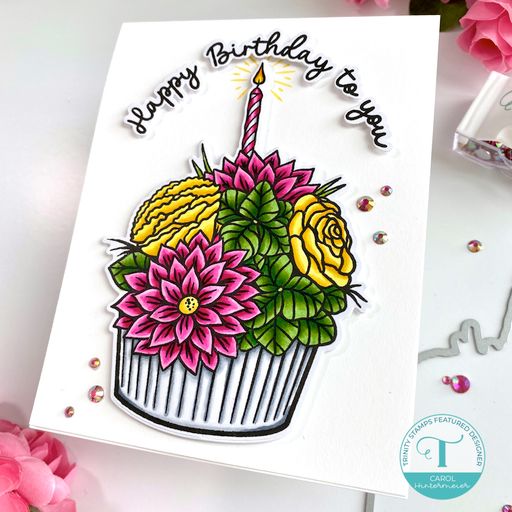 Cupcake Bouquet Coordinating Die Set