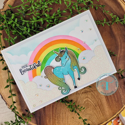 Majestic Unicorn Quick Color 6x6 Stencil