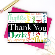 Simply Sentimental - Thanks 4x8 Stamp Set