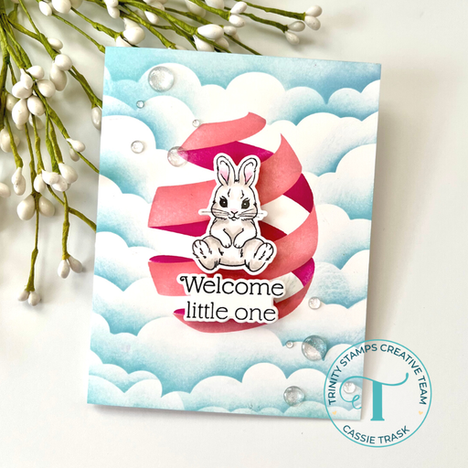Ribbon Twirl Egg 6x6 Layering Stencil