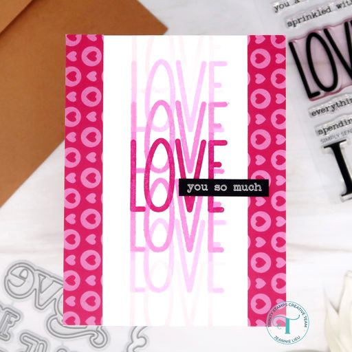 Simply Sentimental - Love 4x8 Stamp Set