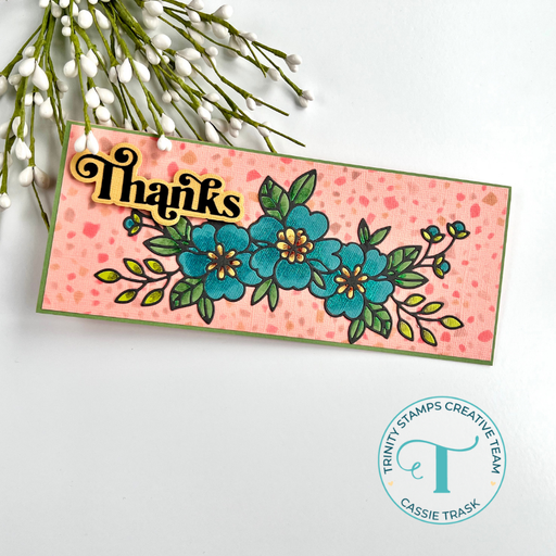 Floral Swag Slimline Die