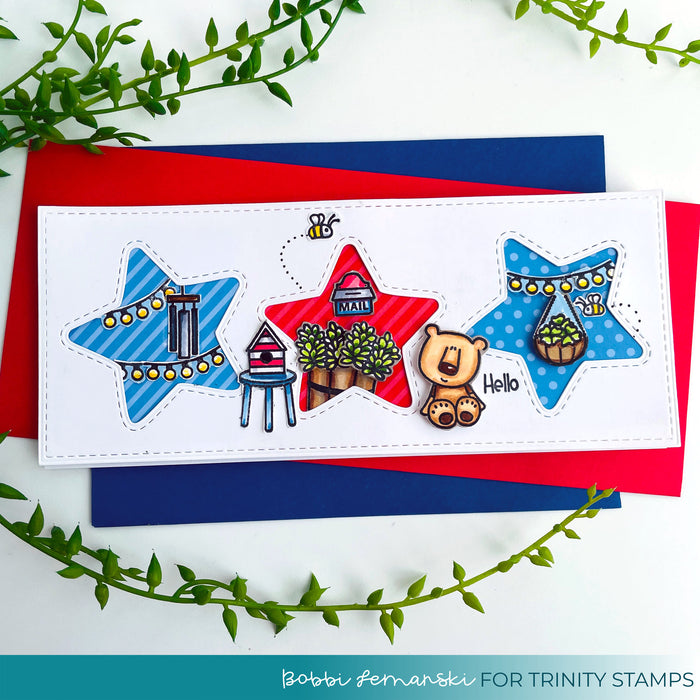 *Last Chance* Cozy Cottage Porch 4x11 Stamp Set