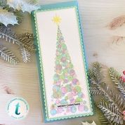 Tree of Lights - 6x9" Laser Cut 2-Piece Layering Stencil Set