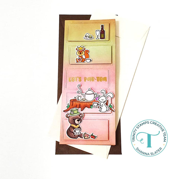 Forest Par-TEA 4x6 Stamp Set