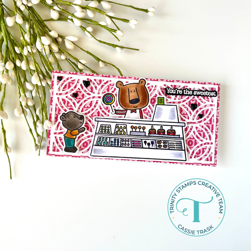 Cozy Bear Sweet Shop 4x8 Stamp Set