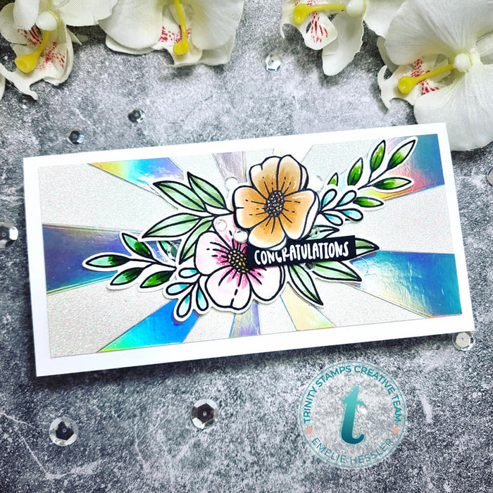 First Bloom 4x6 Stamp Set