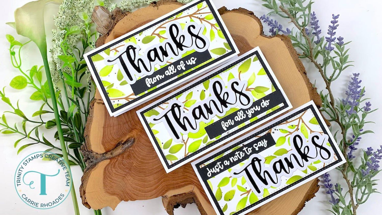 Lemon and Leaves - 4-Piece 6x9 Layering Stencil Set
