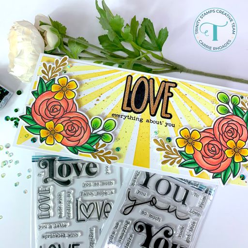 Summer Blooms 4x8 Stamp Set
