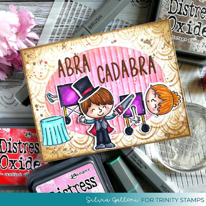 Curtain Call - 6x9" Laser Cut 3-piece Layering Stencil Set