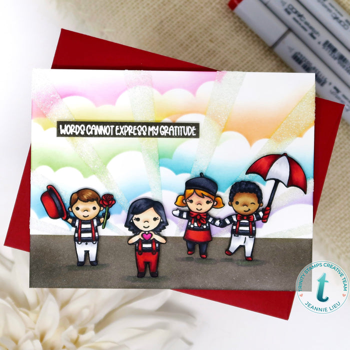 Once Upon A Mime 4x6 Stamp Set