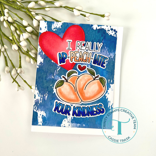 Ap-PEACH-iation 3x4 Stamp Set