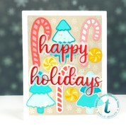 Scripty Holidays Die Set