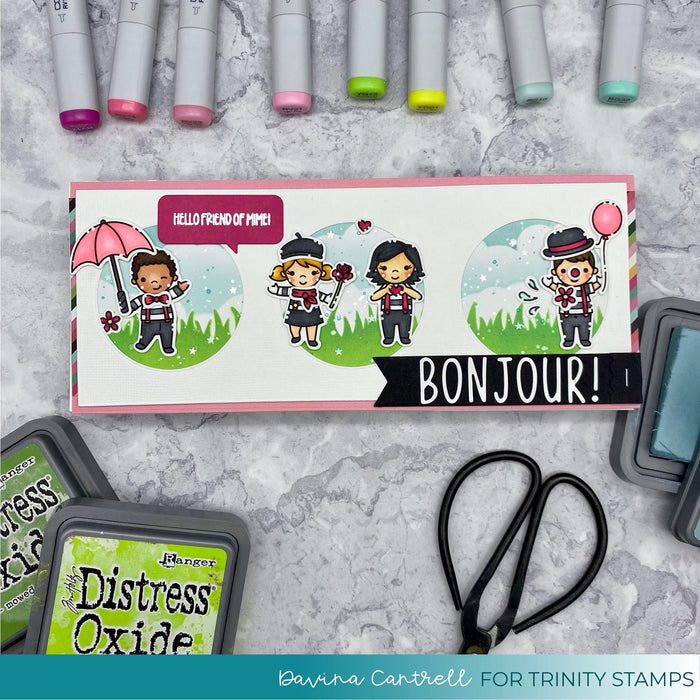 Once Upon A Mime 4x6 Stamp Set