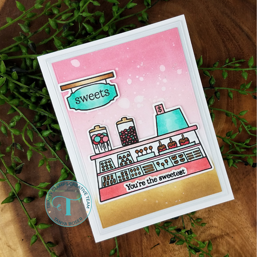 Cozy Bear Sweet Shop 4x8 Stamp Set