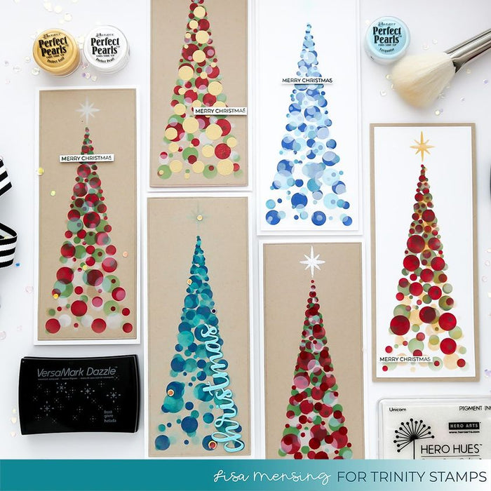 Tree of Lights - 6x9" Laser Cut 2-Piece Layering Stencil Set