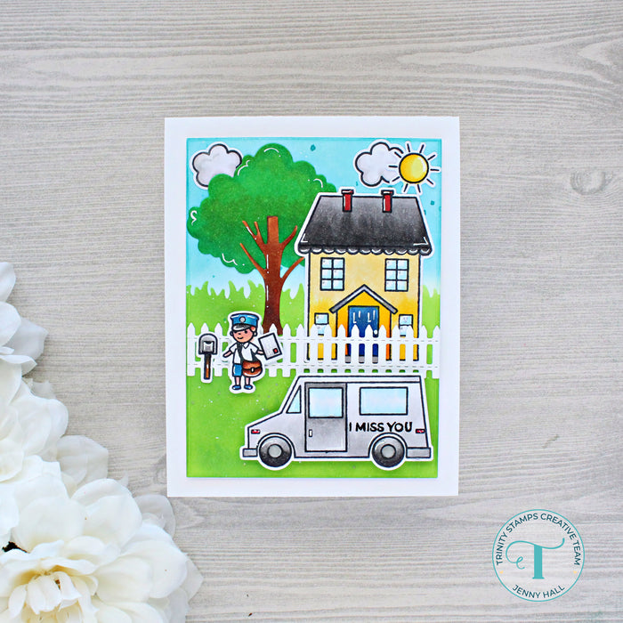Beautiful Day in the Neighborhood 4x11 Stamp Set
