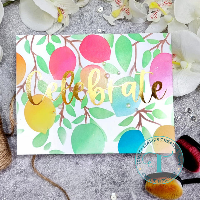 Lemon and Leaves - 4-Piece 6x9 Layering Stencil Set