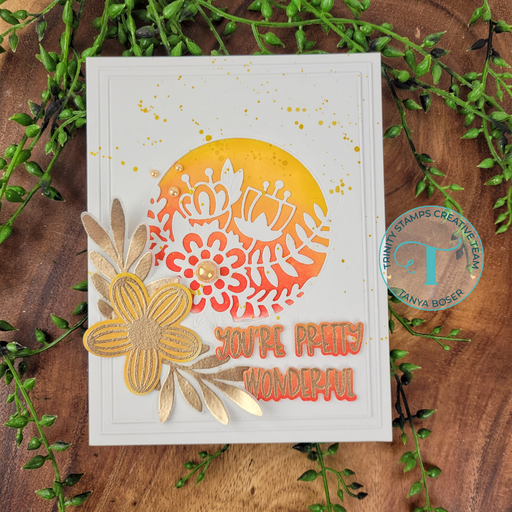 Blooming Circle Window Cut Out Die