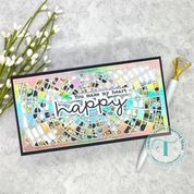 Simply Sentimental - Happy 4x8 Stamp Set